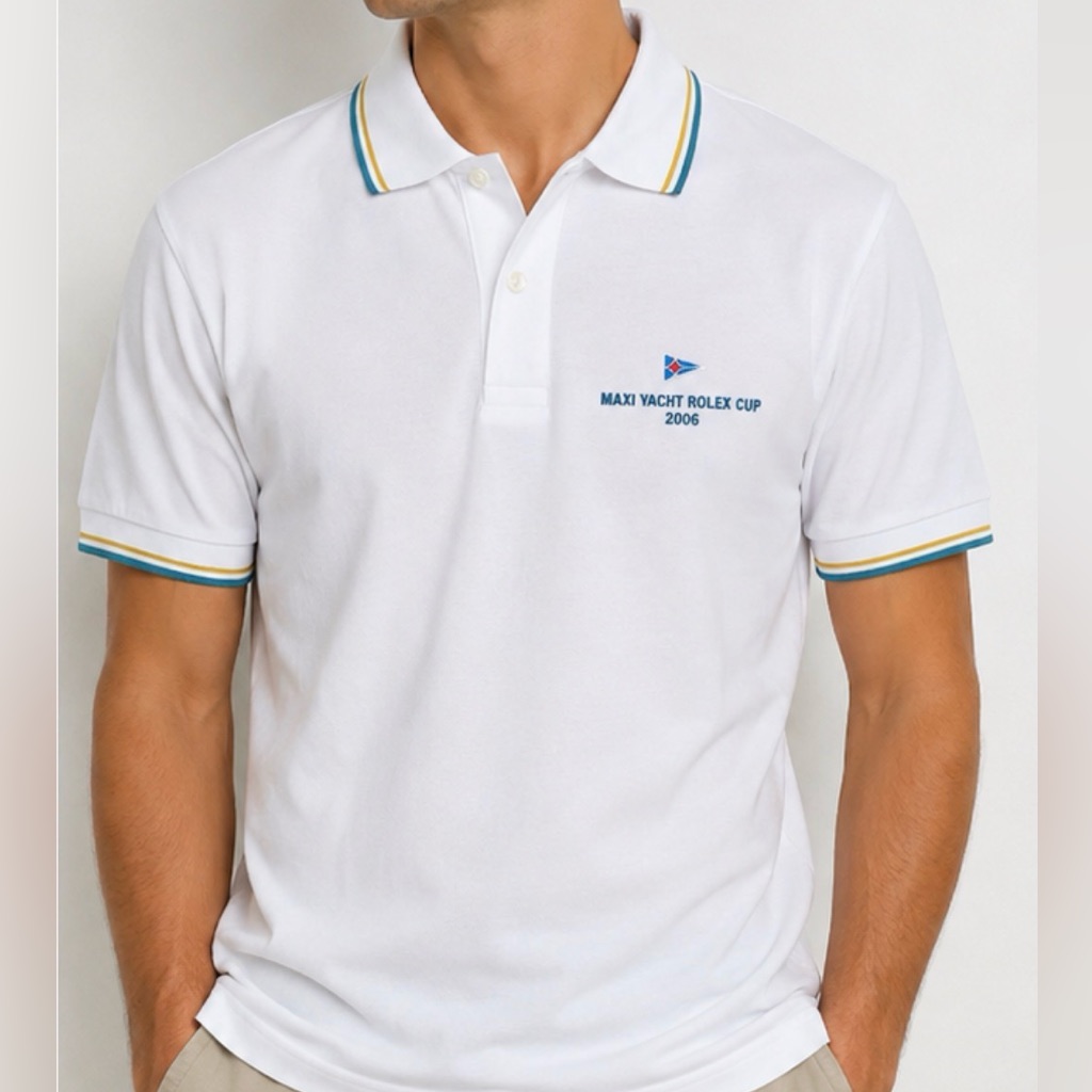 Official Maxi Yacht Rolex Cup 2006 Polo Shirt Size Medium New In Package